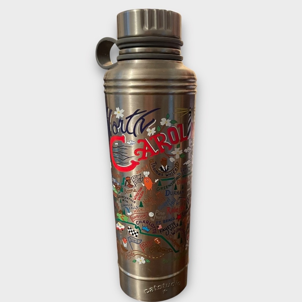 Catstudio North Carolina Thermal Water‎ Bottle Stainless Steel Keeps Cold Hot
